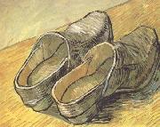 Vincent Van Gogh A pair of wooden Clogs (nn04) painting